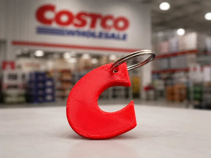 Costco Logo Keychain