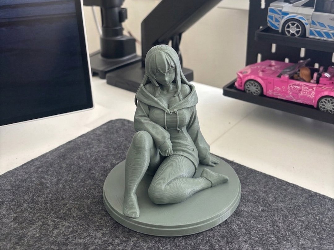 Cozy Oversized Hoodie Girl | Chill Vibe Waifu