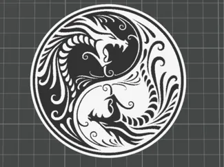 COASTER Yin-Yang