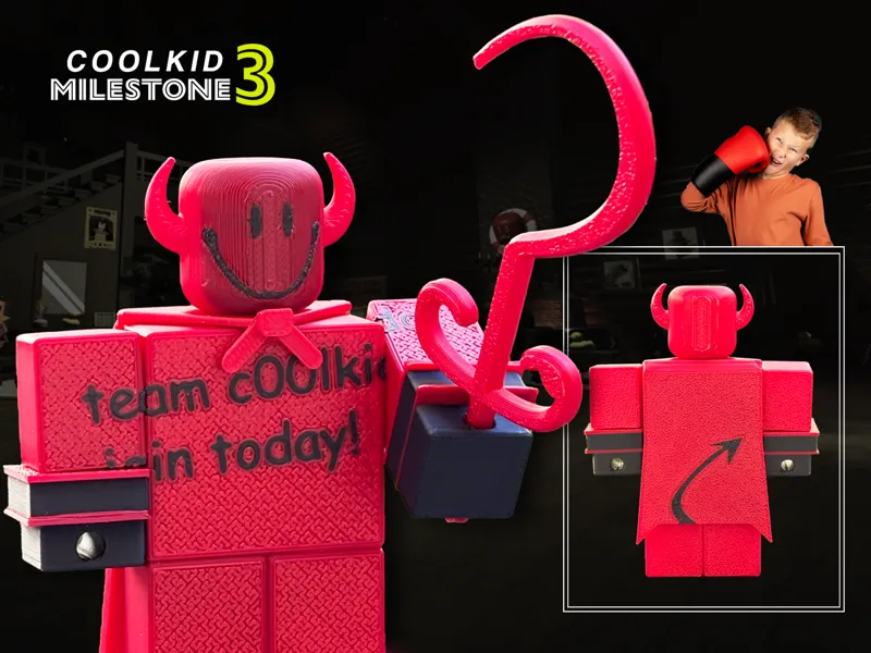 Roblox Forsaken Team Coolkid Milestone3 minifigure