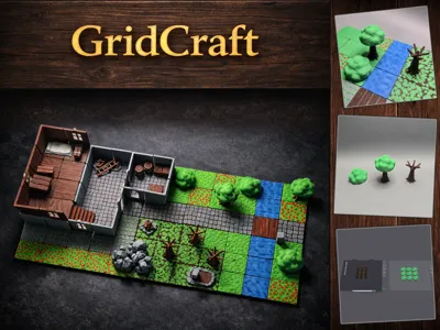 GridCraft – Modular Tree Set