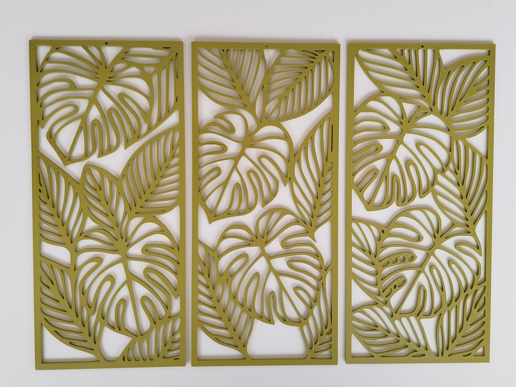 Monstera Wandbild Panel