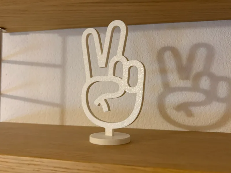 Emoji-Aufsteller - Peace