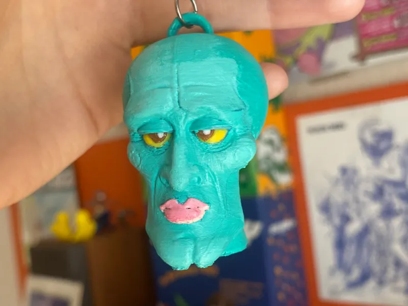 Llavero calamardo guapo