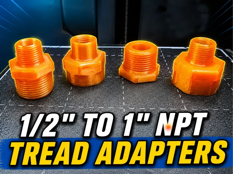 1/2" to 1" NPT Thread Fittings/Adapter Male Female