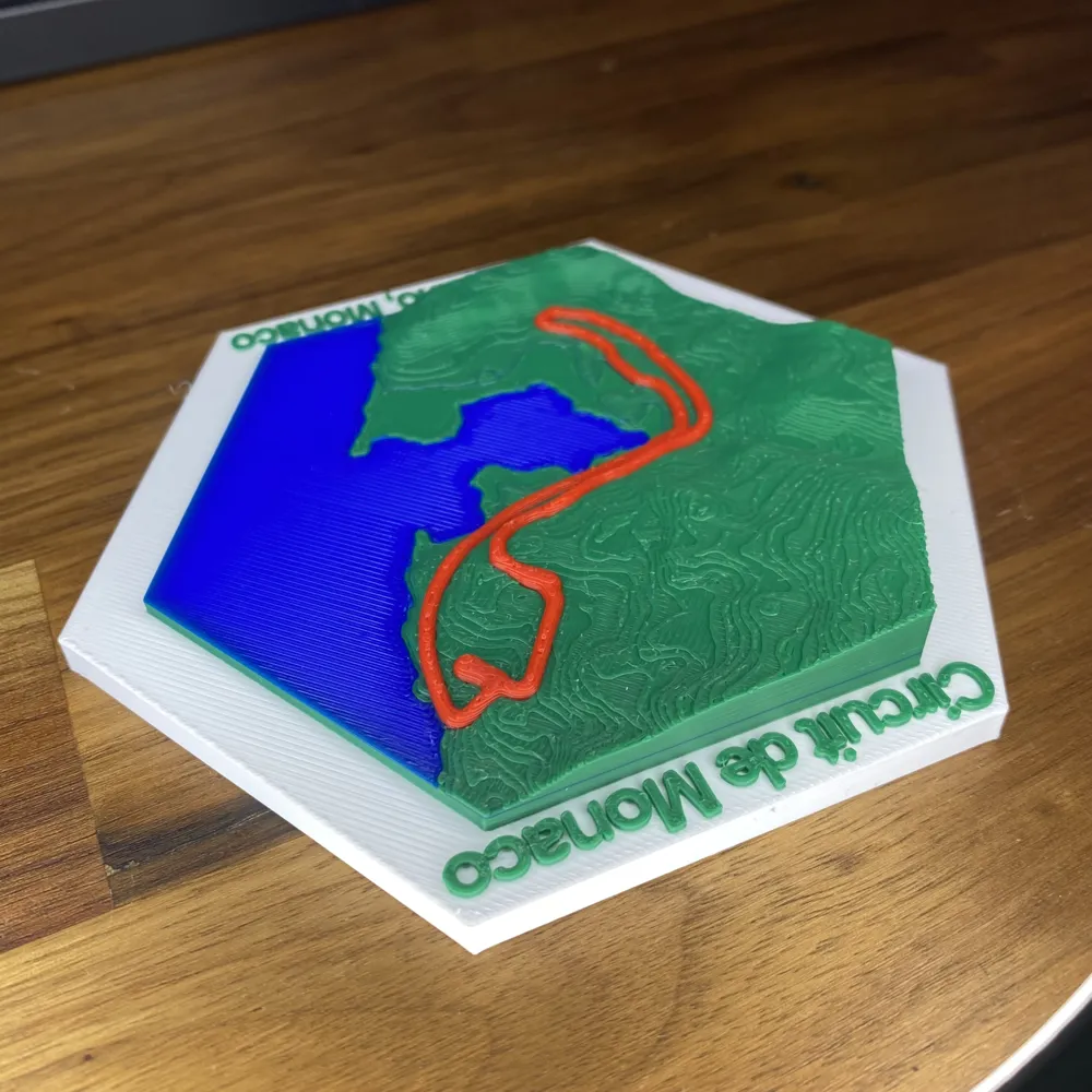 Monaco Mini Track F1 Race Map by JP MakerWorld: Download Free 3D Models
