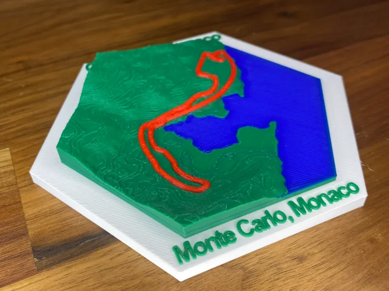 Monaco Mini Track F1 Race Map