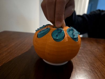 Spinning Pumpkin Candy Dispenser