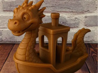 benchy art 3d dragon