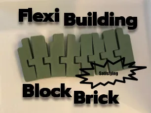 Satisfying Flexi Building Block Brick Fidget 