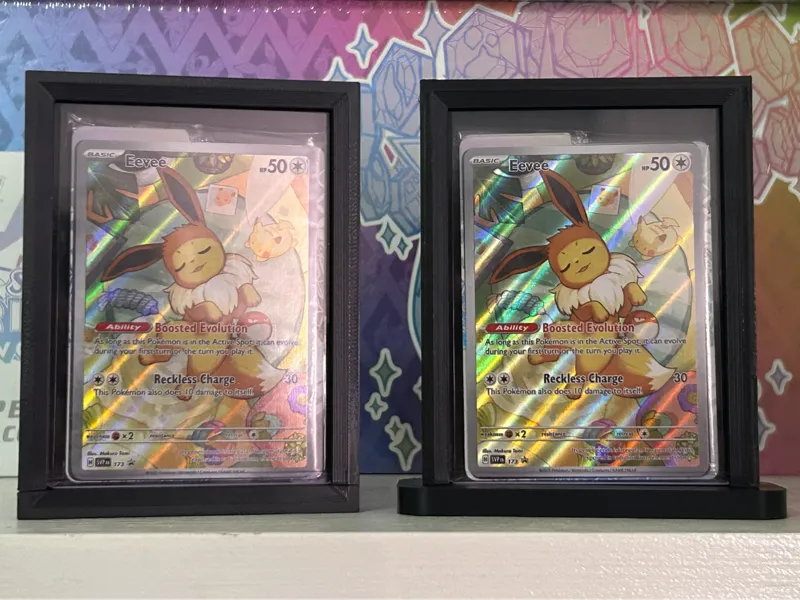 Sealed ETB Promo frame and display stand