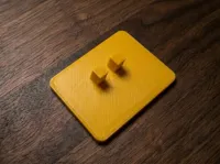 Custom text display plate