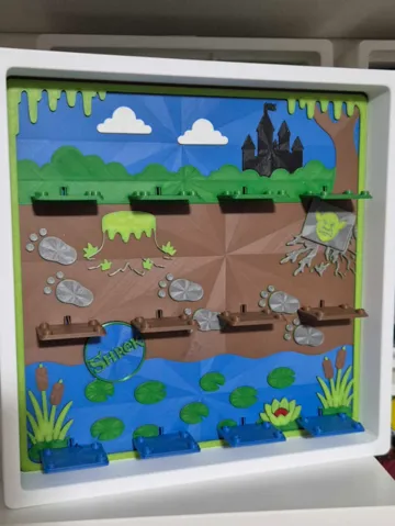 Marco decorativo: Shrek CMF Minifigure Display Frame – Series 71053 — vista de referencia 2