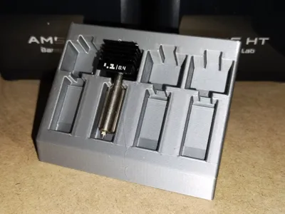 Caddy Bambu H2/P2S/X2D Hotend Tray Holder Nozzle