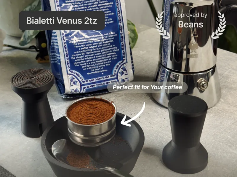 Bialetti Venus 2Tz Station - Organizer & Tamper