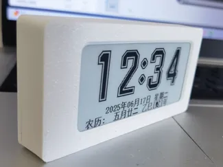 2.9寸墨水屏时钟模型