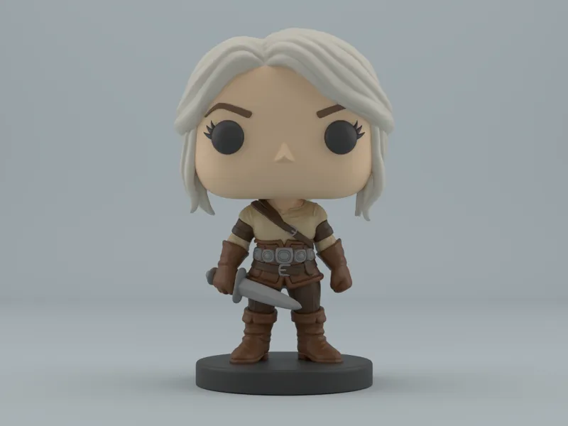 Chibi Ciri - Witcher