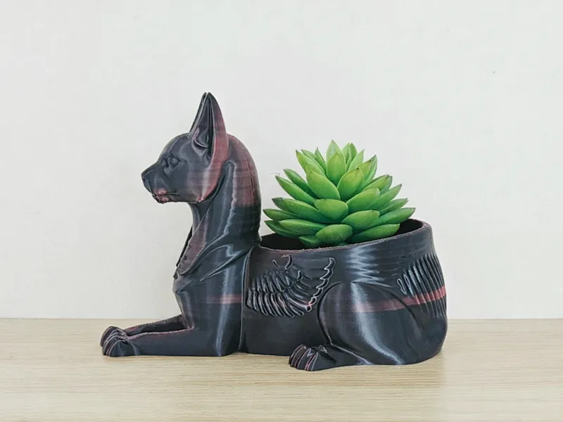 Cache pot chat Egyptien