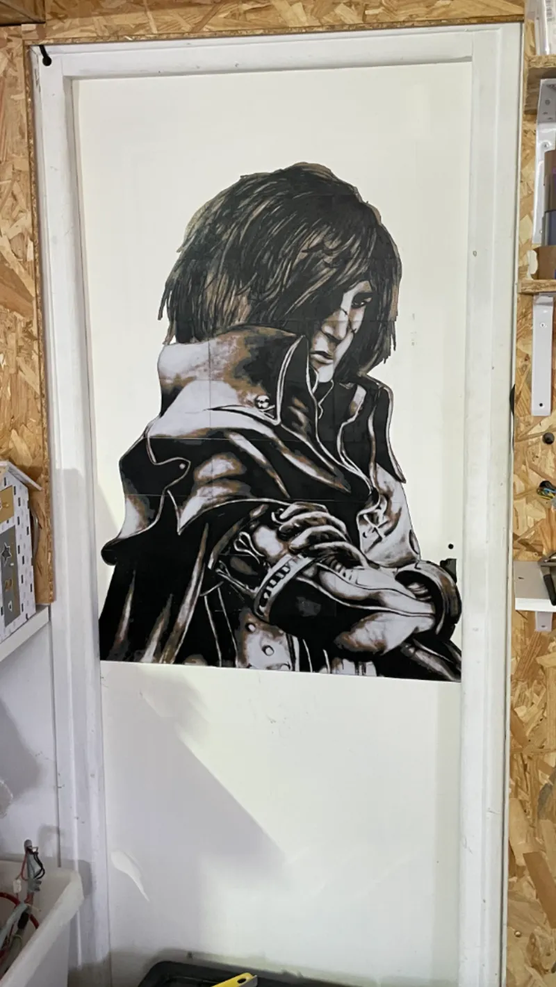 Albator (captain Harlock) XXL hueforge part 2
