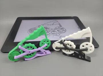 Objeto manipulable: Squeeze to Spin! (geared fidget toy) — vista de referencia 5