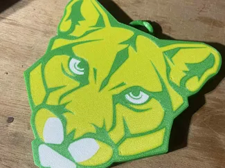 Cougar Hype Chain Necklace Pendant Sport