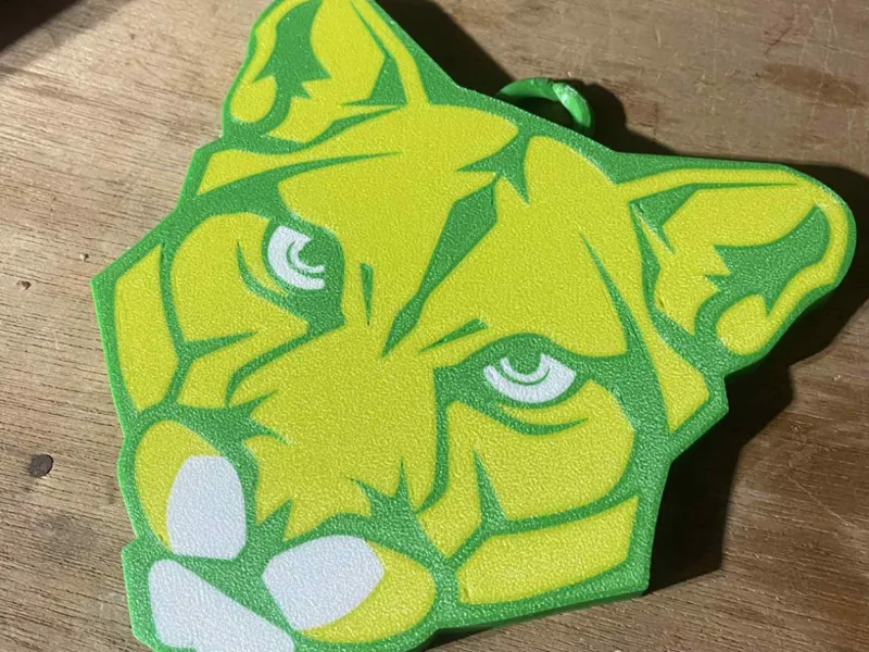 Cougar Hype Chain Necklace Pendant Sport