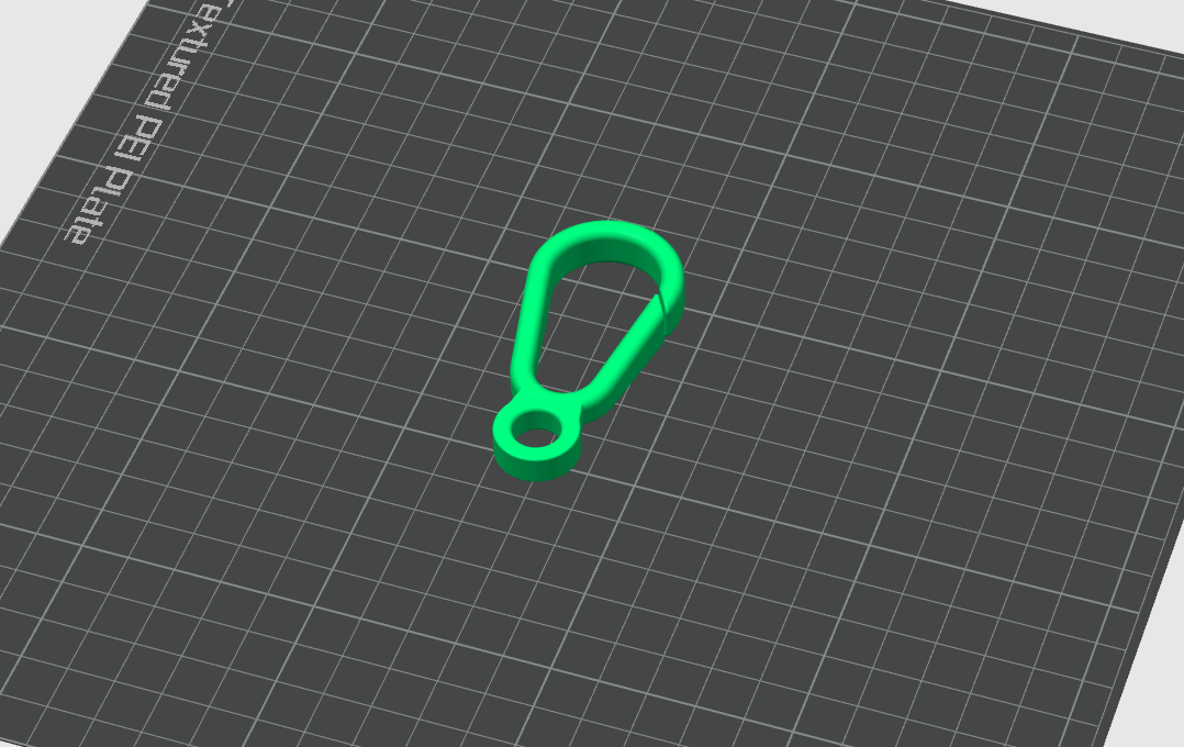 Miniatura 2 do modelo 3D Carabiner