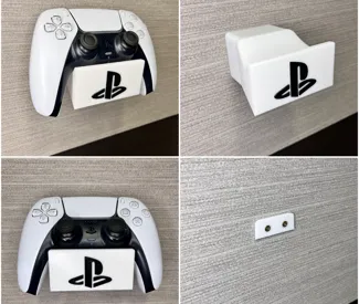 PS5 controller wall mount with logo