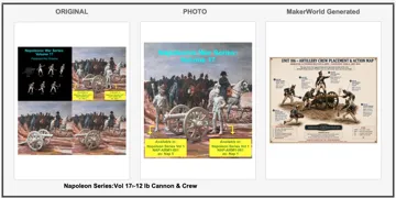 Figura decorativa: Napoleon Series: Vol 6 ▻ 12 lb Cannon & Crew — vista de referencia 3