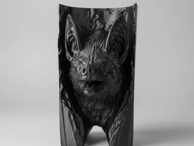 Bat Book Nook Gothic Decor 