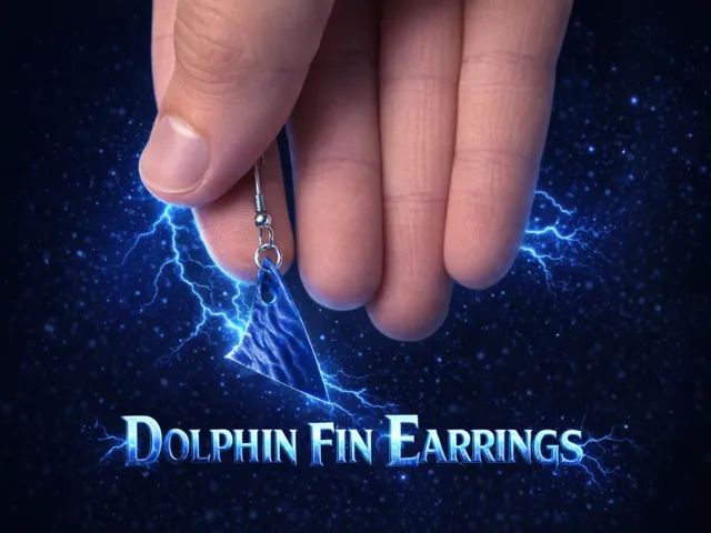 Dolphin Fin Earrings