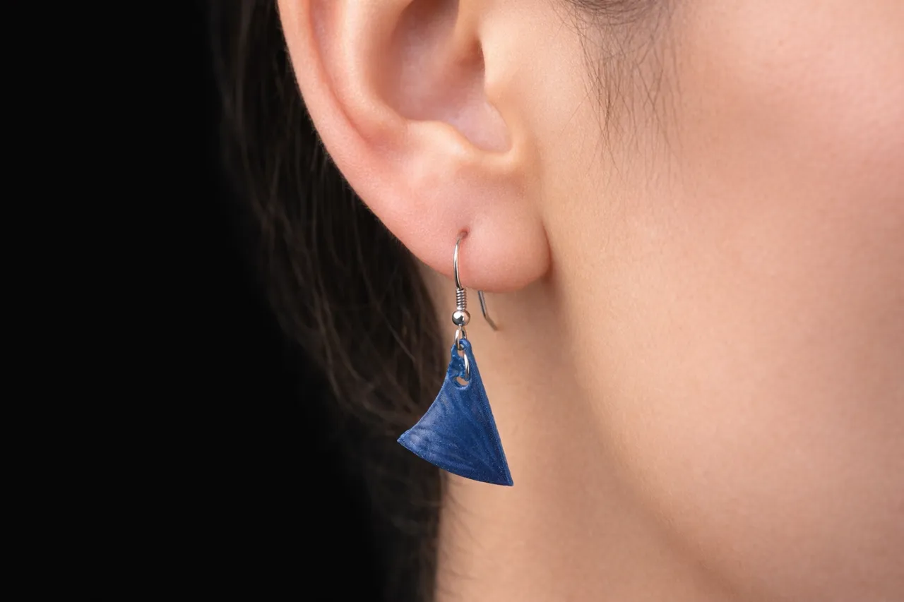 Dolphin Fin Earrings view 4