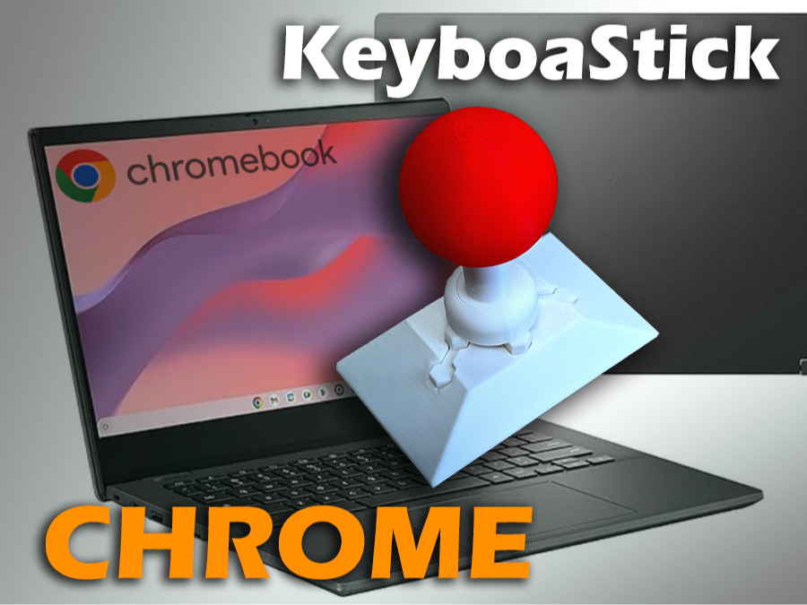 KeyboaStick Chrome (Joystick for Laptop)
