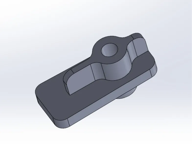 LG Fridge - Draw wheel mount. 