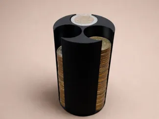 Compact Euro Coin Sorter – 50 Cent, 1€ and 2€