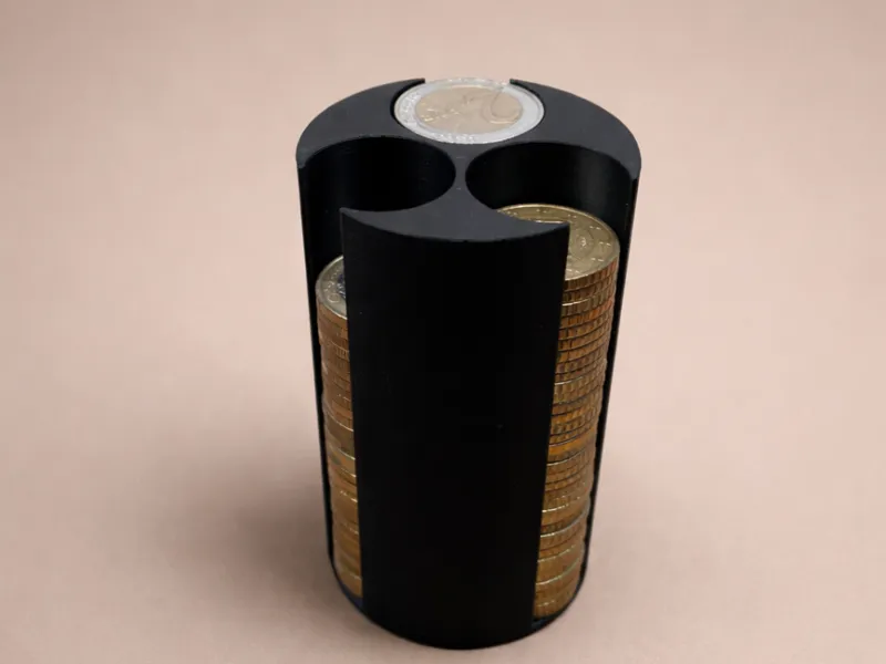 Compact Euro Coin Sorter – 50 Cent, 1€ and 2€