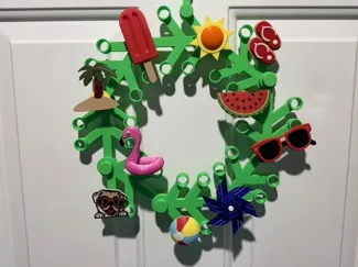 2026 Summer Brick Wreath