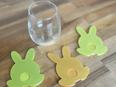 rabbit coasters