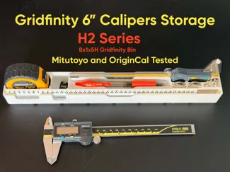 Gridfinity Calipers Holder Mitutoyo, OriginCal