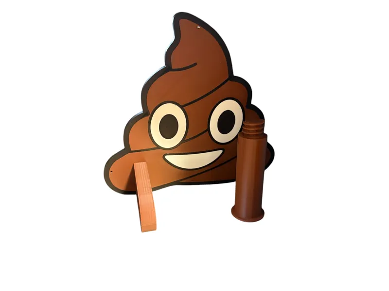 Poop Emoji Toilet Paper Holder