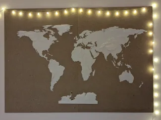 World Map - 3D Terrain