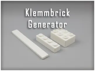 Klemmbrick - legos compatible bricks