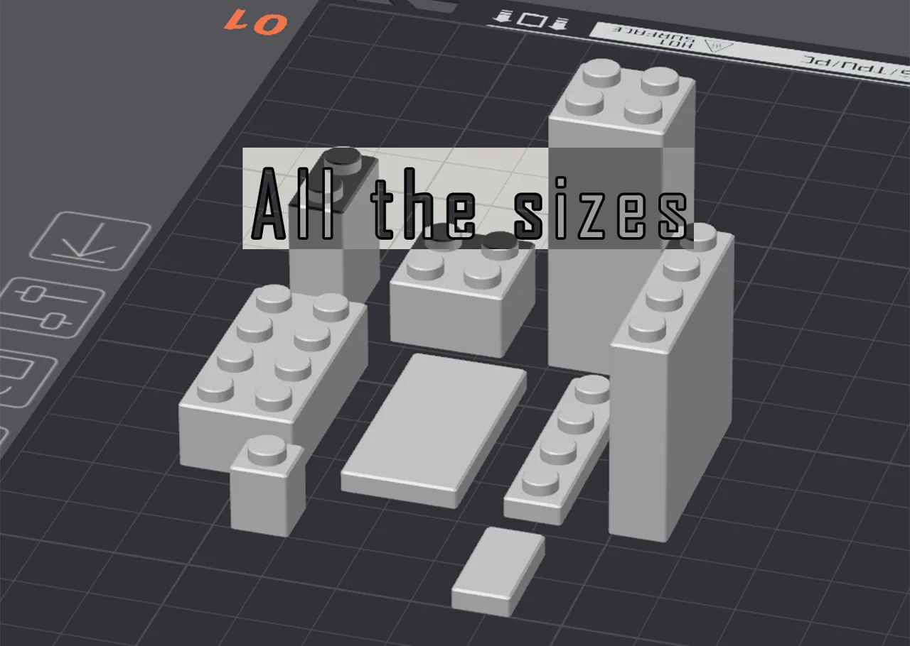 Klemmbrick - legos compatible bricks view 2