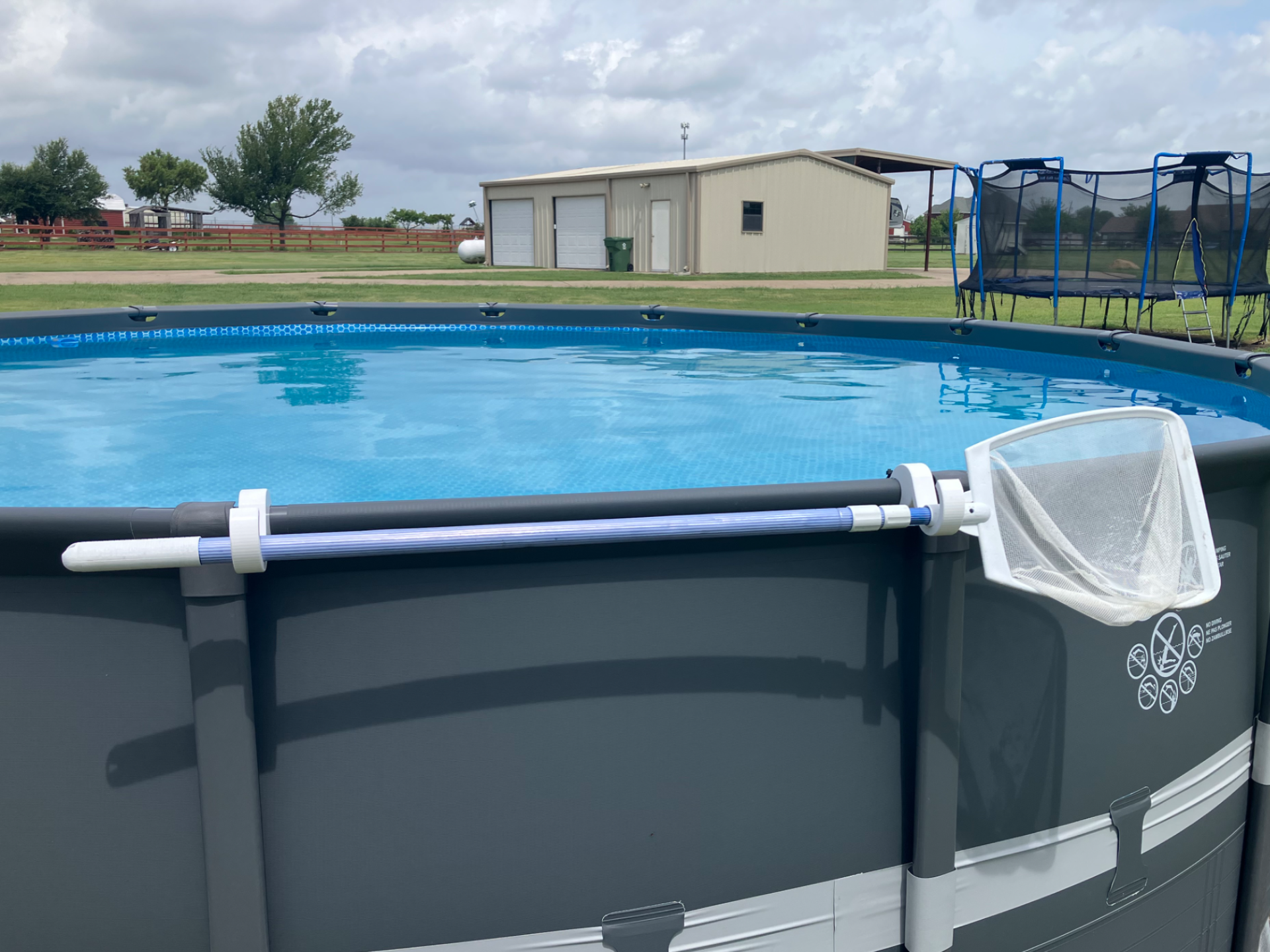 Universal Intex Pool Frame Hook (Zip Tie Mounted)