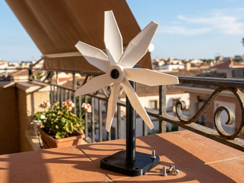 molinillo de viento para valcon o techo 