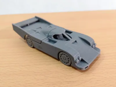 Porsche 956 Model Car (Real Life Inspired Car)