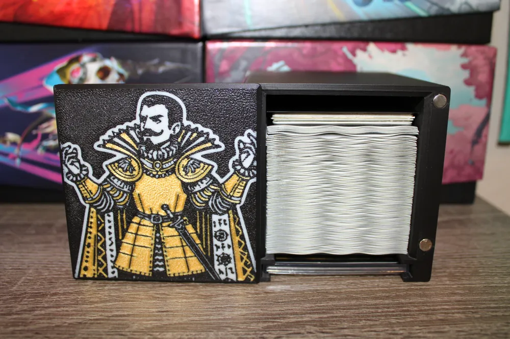 MTG EDH Commander Showcase Deck Box - Clavileno by Westly - MakerWorld
