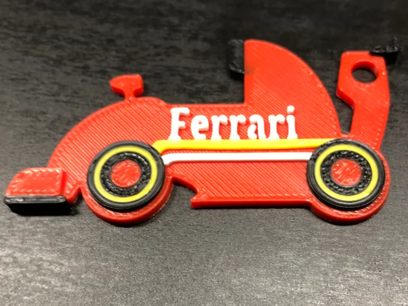F1 Ferrari Keychain