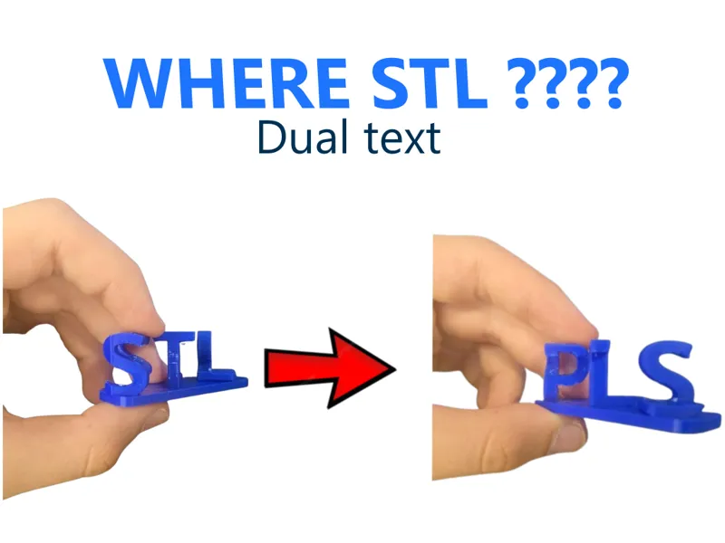 Dual text PLS STL