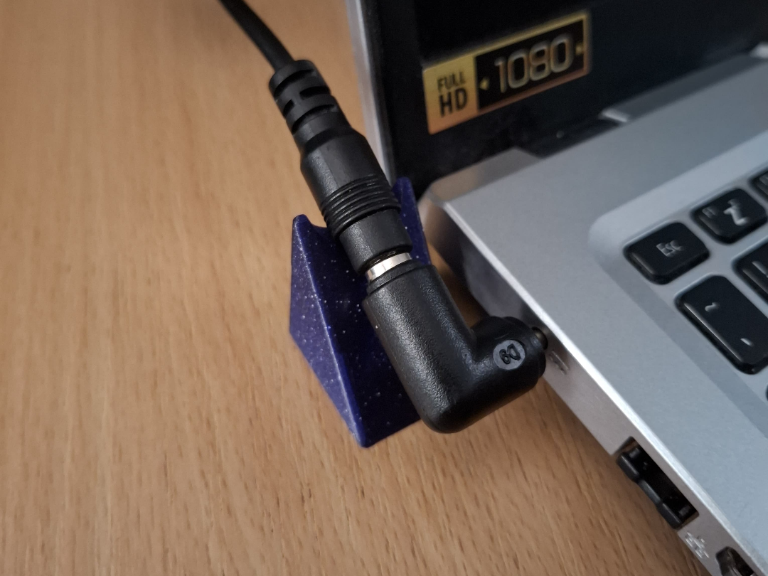 Laptop Charger Support - Customizable